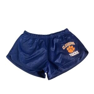 SOFFE navy Clemson Tigers retro athletic running shorts SIZE L